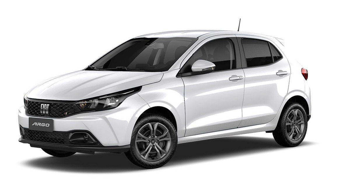 Fiat Argo Drive 2023 tem multimídia de série e motor 1.0