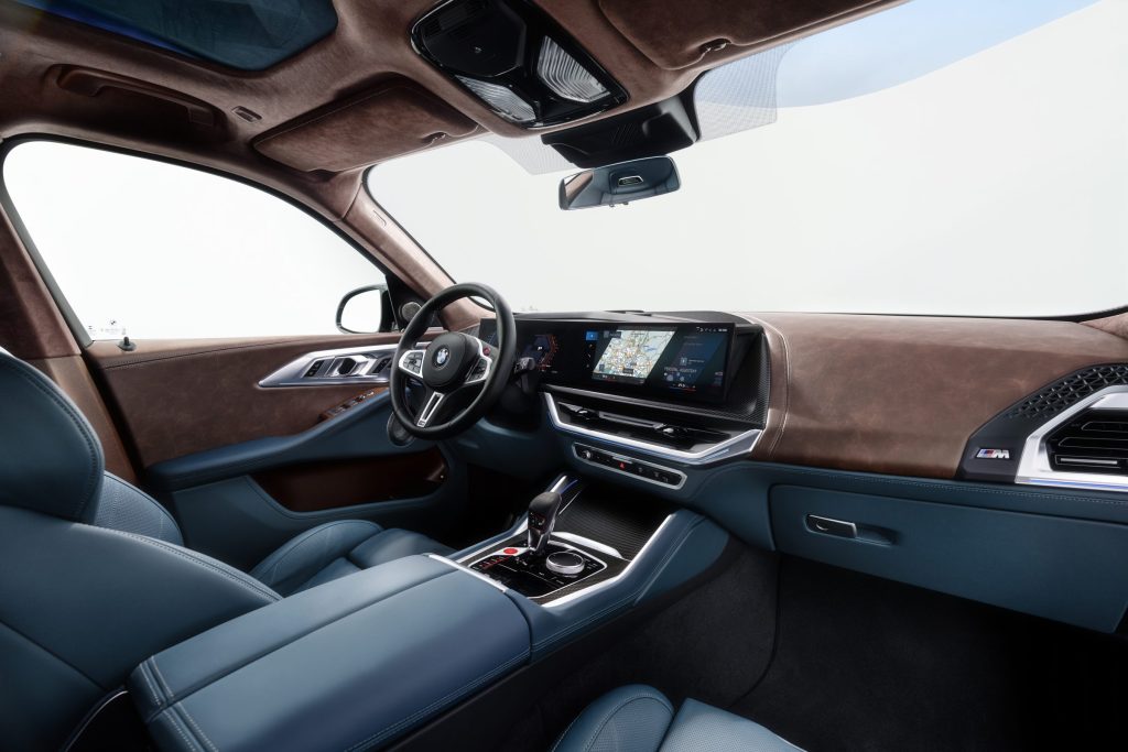 Design interior do BMW XM