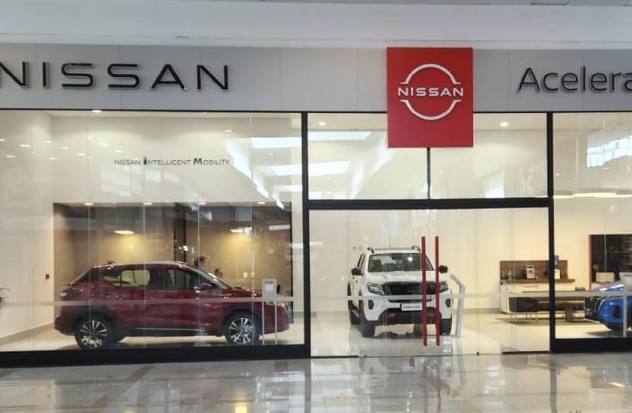 Lojas dentro de shopping da Nissan são aposta da montadora para ampliar sua rede (Foto: Divulgação/Nissan)