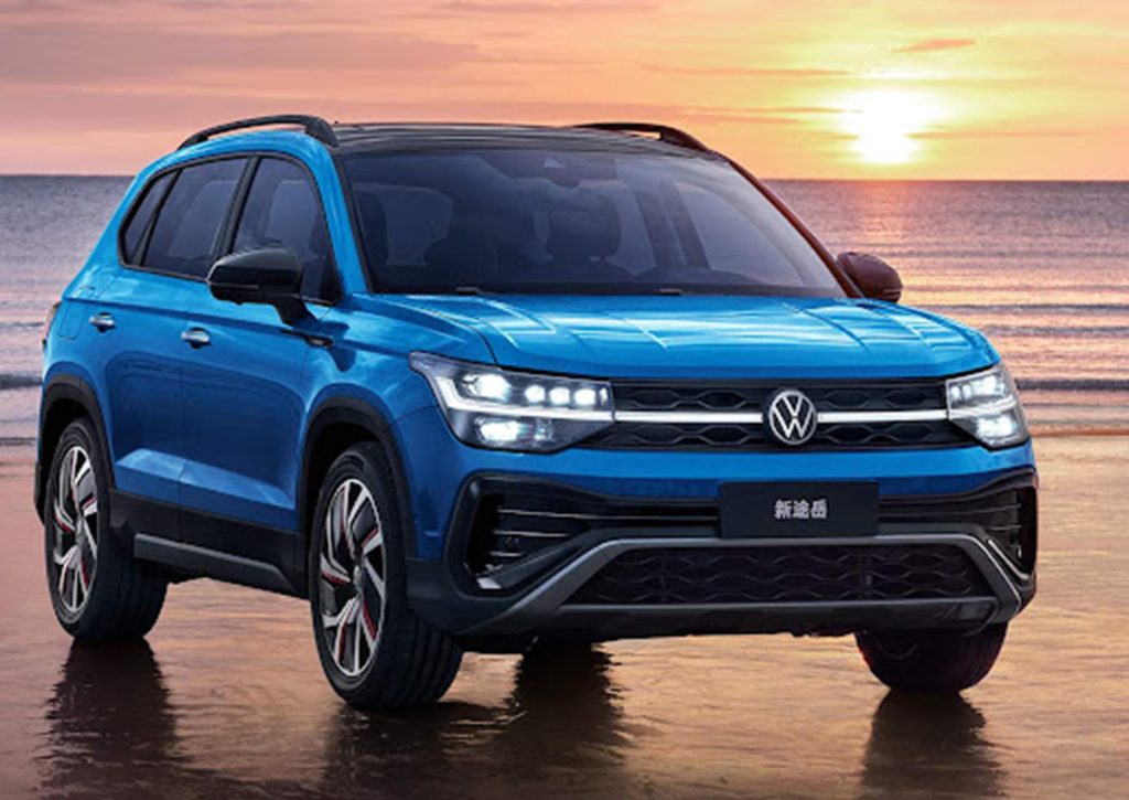 VW Taos 2024 tem novo estilo na China e antecipa mudanças para o Brasil