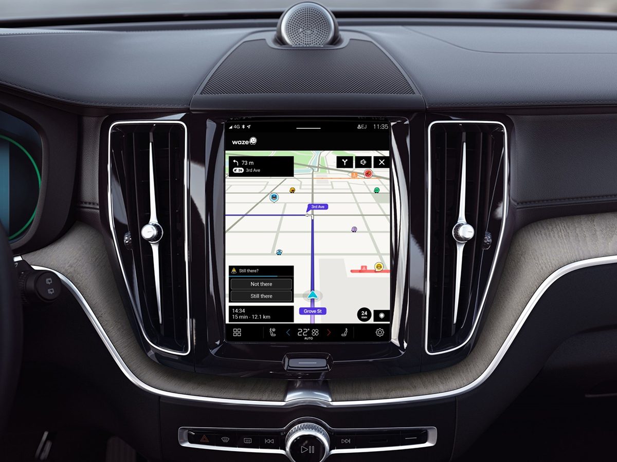 Waze agora está disponível nos veículos da Volvo