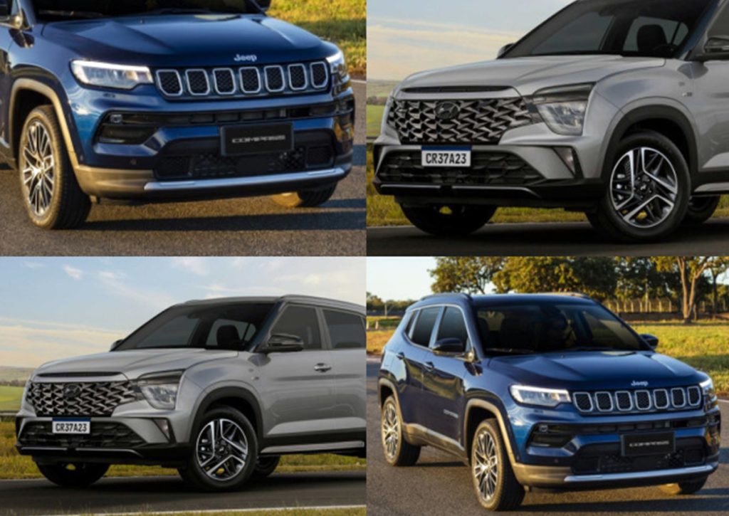 Compass superou o Creta entre os mais vendidos, qual SUV é o melhor?