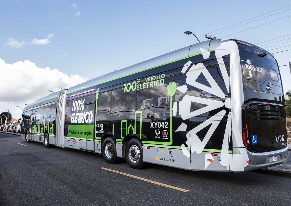 Marca chinesa aposta em ônibus elétrico em Curitiba 