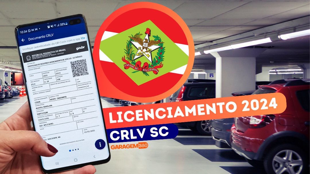 Licenciamento SC 2024 valor e calendário de pagamento