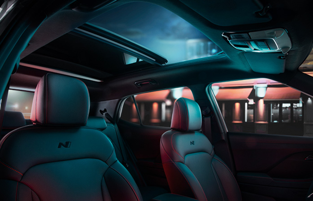 O interior do Hyundai CRETA N Line Night Edition foi reimaginado para deixá-lo ainda mais requintado 