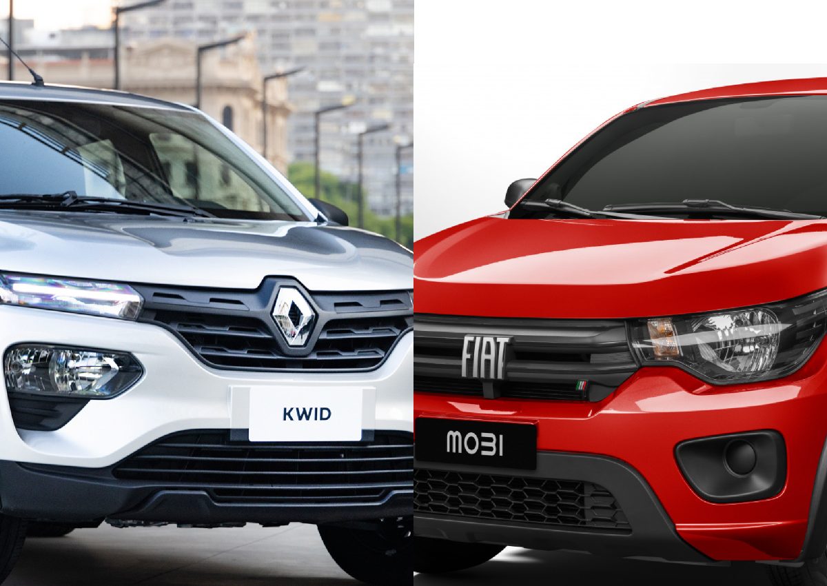 Os carros populares mais baratos do BR: Kwid ou Mobi, qual comprar?