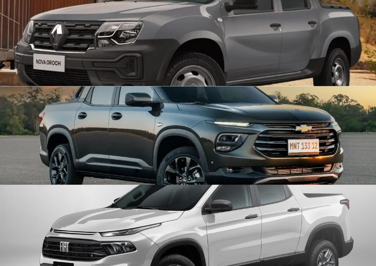 Fiat, Renault ou Chevrolet, qual dessas marcas têm a melhor picape urbana?