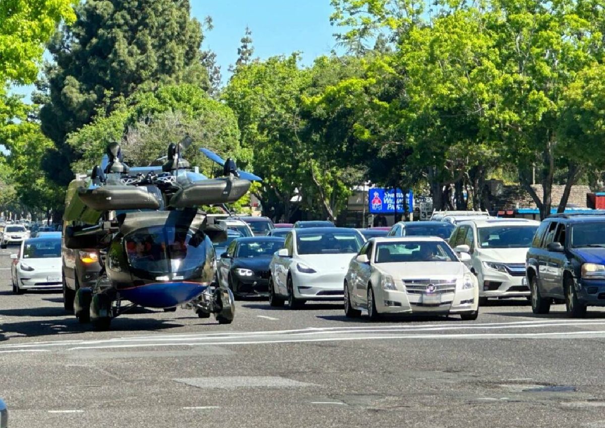 Carro voador virou realidade e visual impressiona