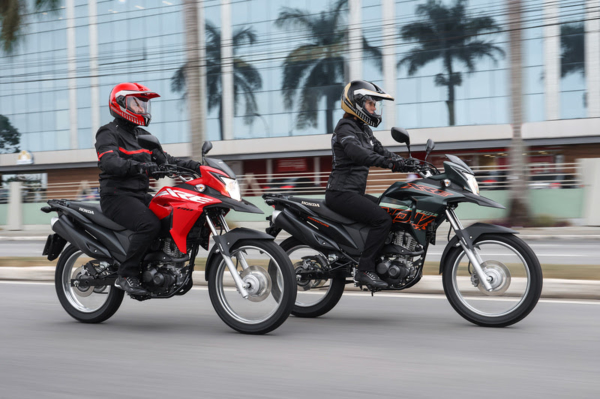 A nova dupla da Honda XRE 190 2024 é ideal para a agitação das cidades