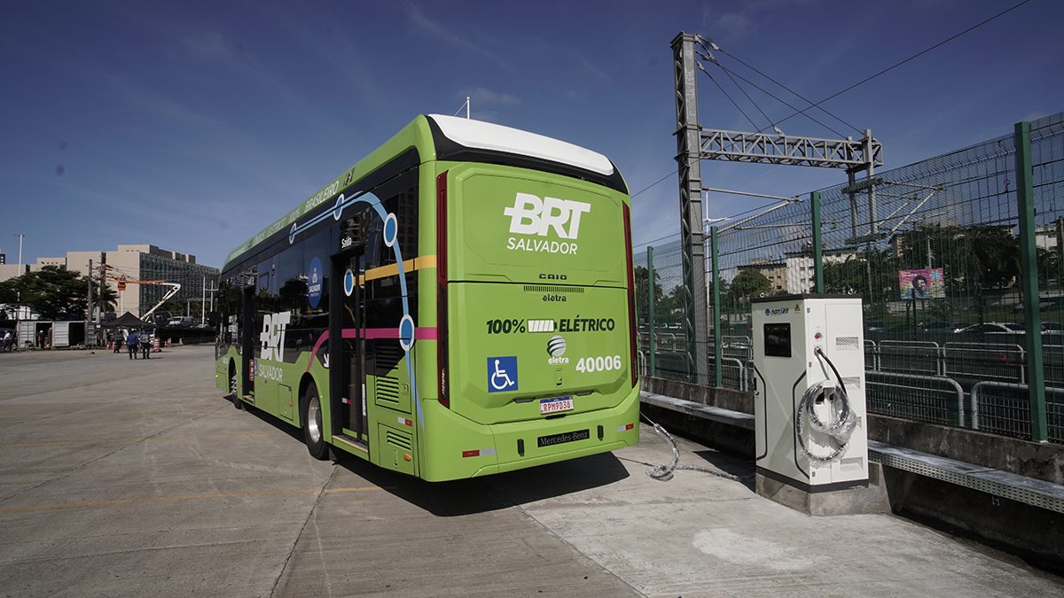 Salvador inaugura o maior terminal público de recarga para ônibus elétricos