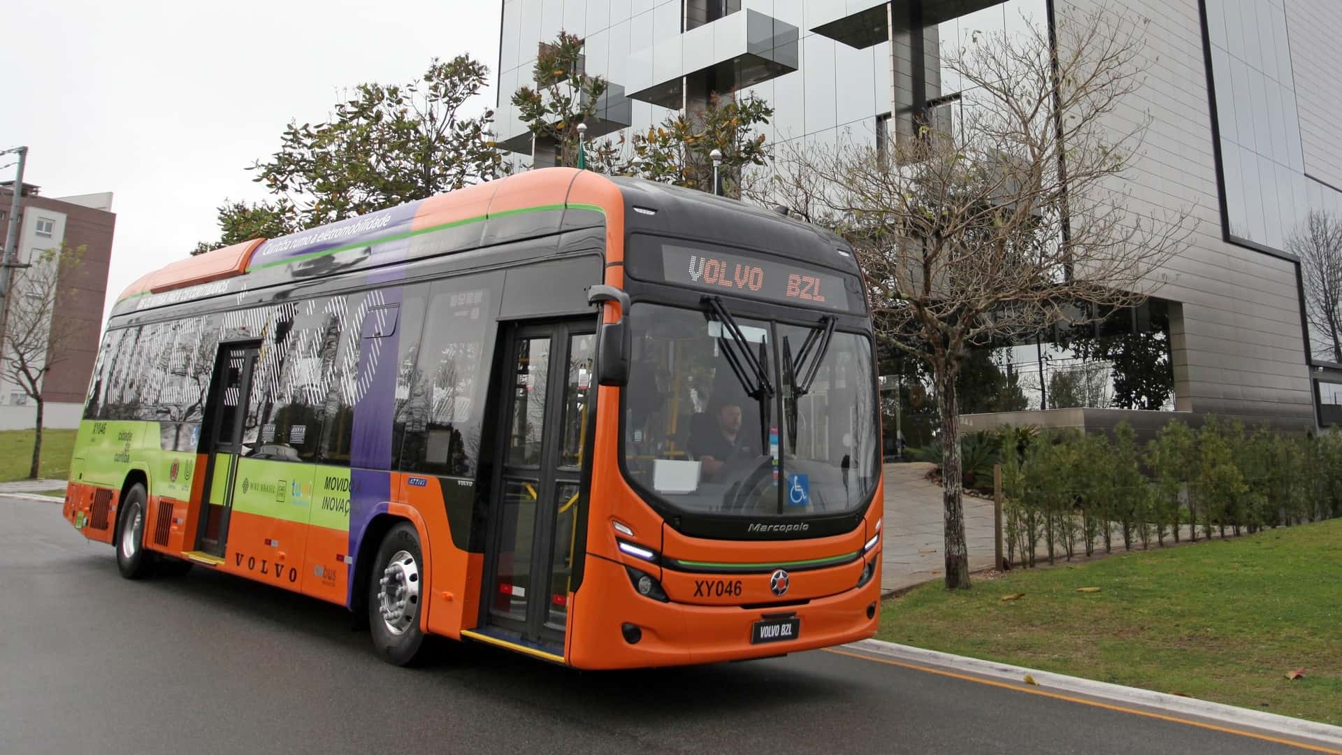 Ônibus elétricos da Volvo