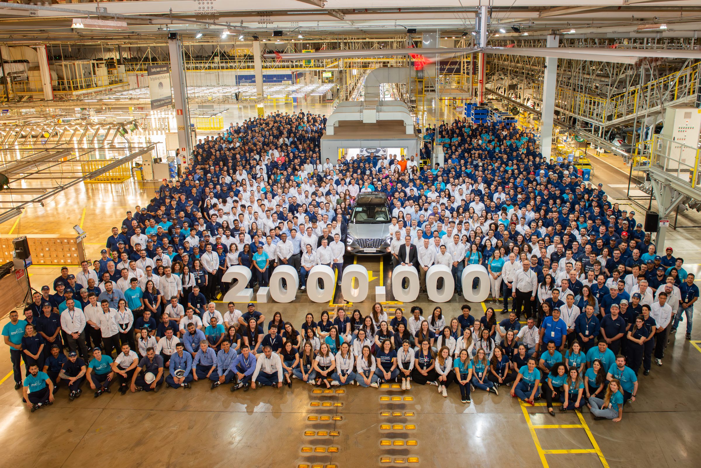 Hyundai bate recorde de produção nacional (mais de 2 milhões de veículos)