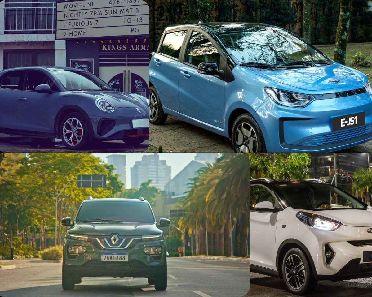 Carros elétricos mais baratos do Brasil