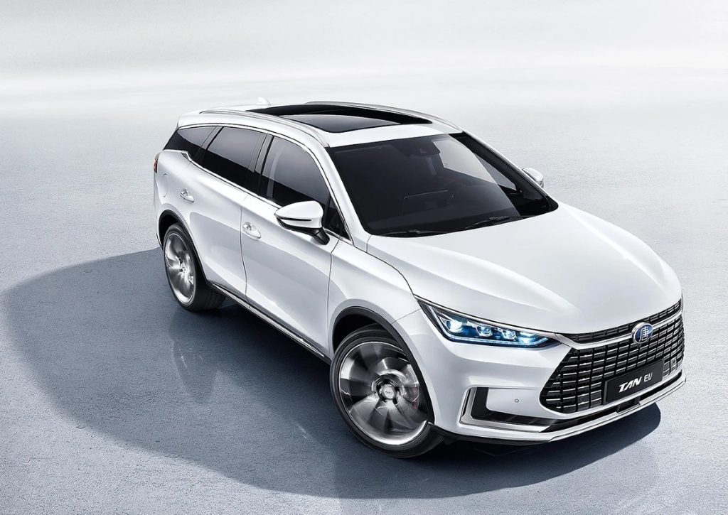 Ficha técnica do BYD Tan 2023