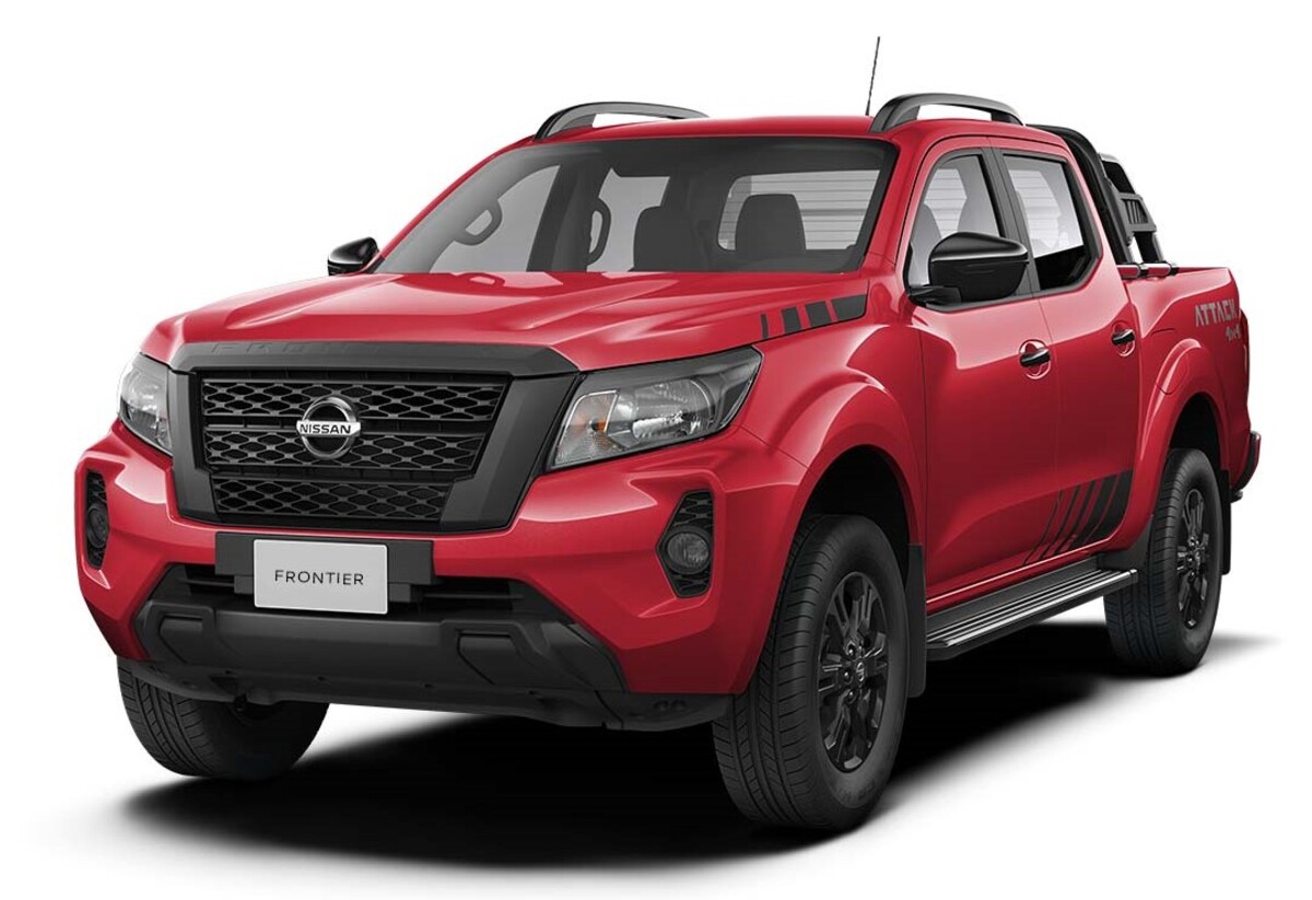 Picape Nissan Frontier Attack vermelha