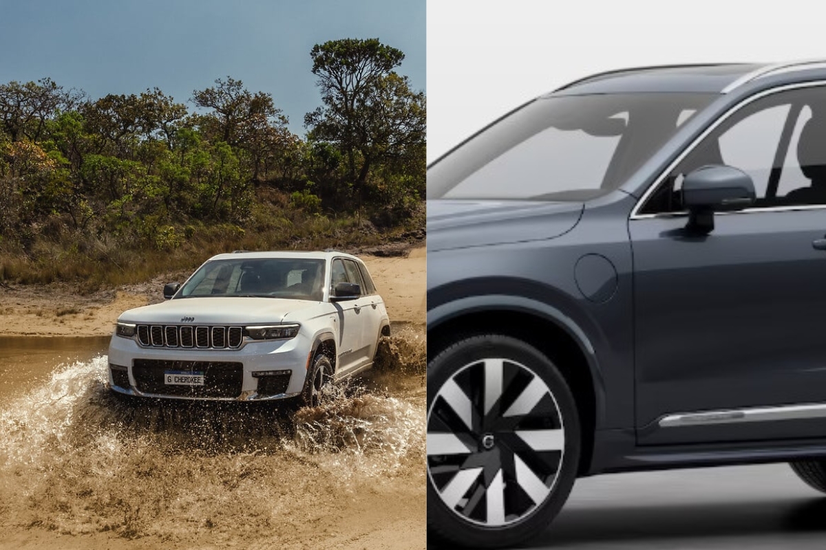 Jeep e Volvo disputam destaques no segmento automotivo Imagem: Divulgação Jeep e Volvo