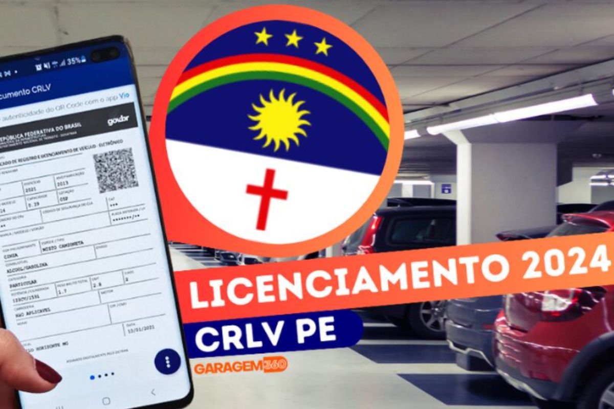 Licenciamento PE 2024 valor e calendário de pagamento