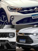 T-Cross e o Tracker vendem bem e o Renegade deixa a desejar. Porque? - Foto: Montagem Garagem 360