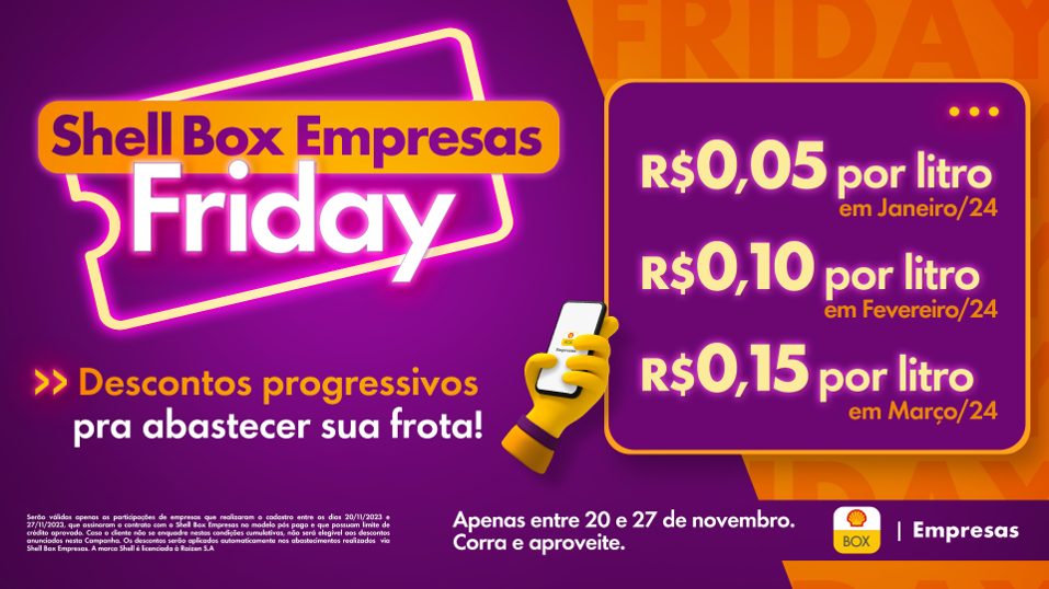 Black Friday de combustível? Shell oferece desconto de até R$ 60