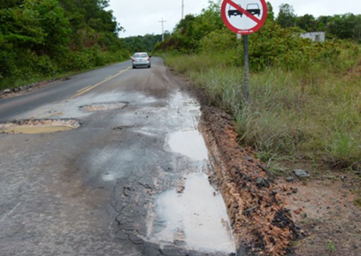 AM-10 está no topo dos piores trechos para viajar no fim de ano - Foto: Correio da Amazônia