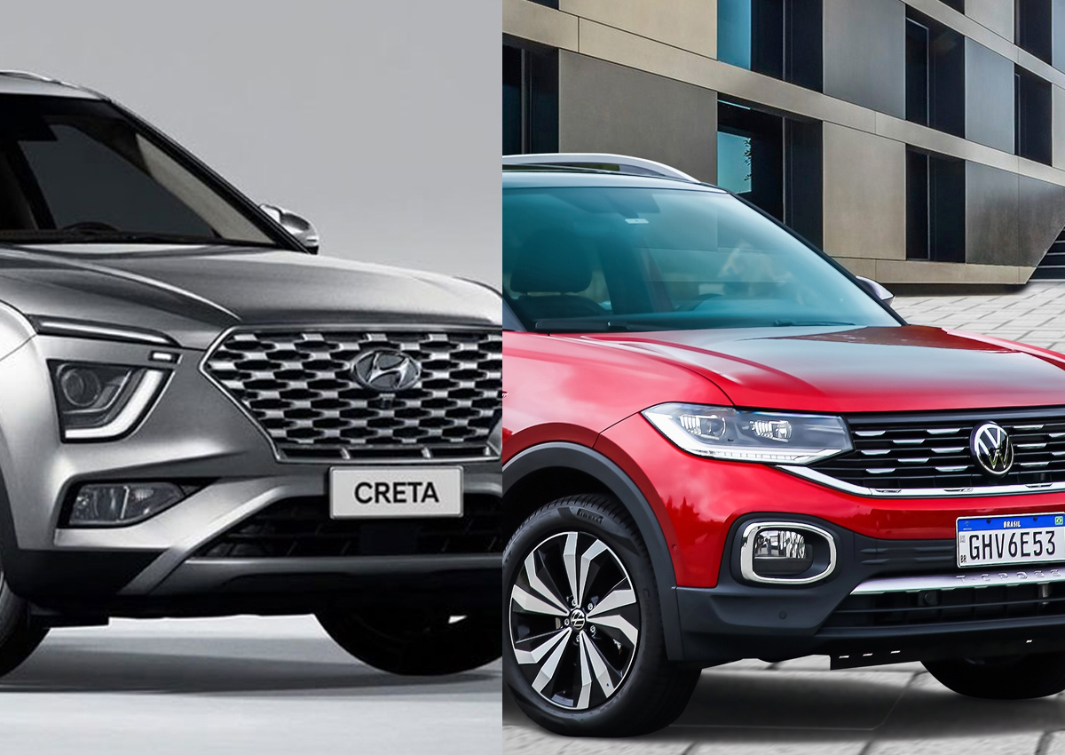 Volkswagen T-Cross ou Hyundai Creta, qual comprar?