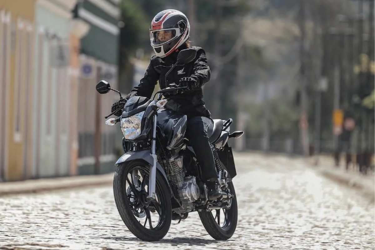 CG 160 é a moto mais visada por criminosos - (Foto: Divulgação/Honda)