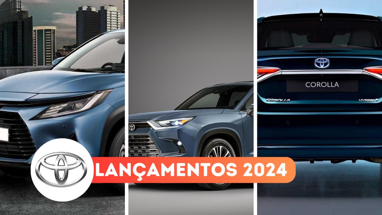 Lançamentos Toyota 2024: lista de carros já confirmados