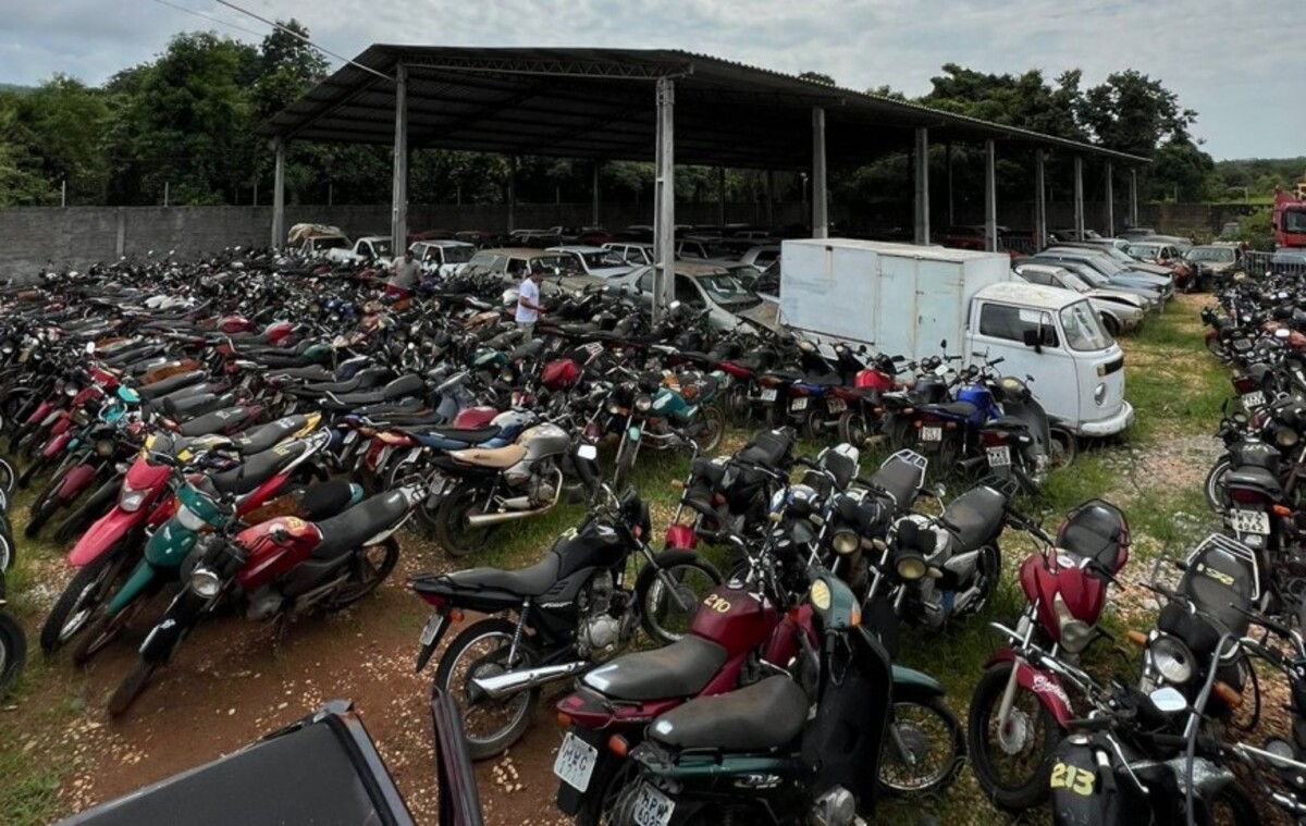 Leilão do Detran Tocantis tem 600 carros a venda e lances de R$ 20 a R$ 2.000