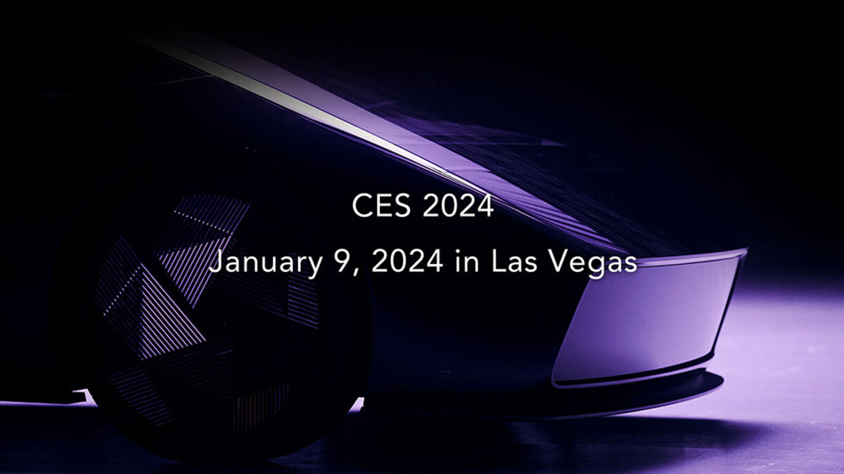 Banner promocional Honda para evento CES 2024