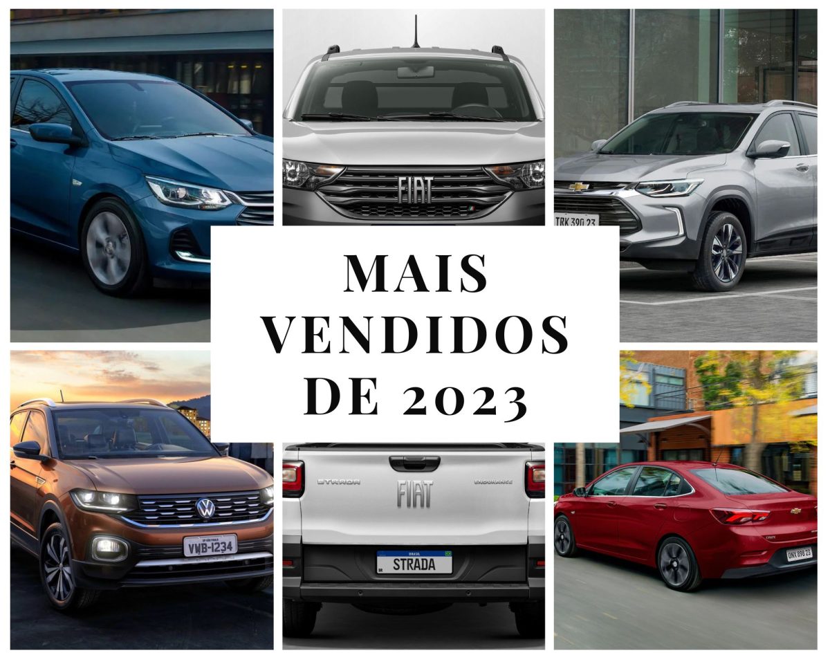 Os 50 carros mais vendidos em 2023