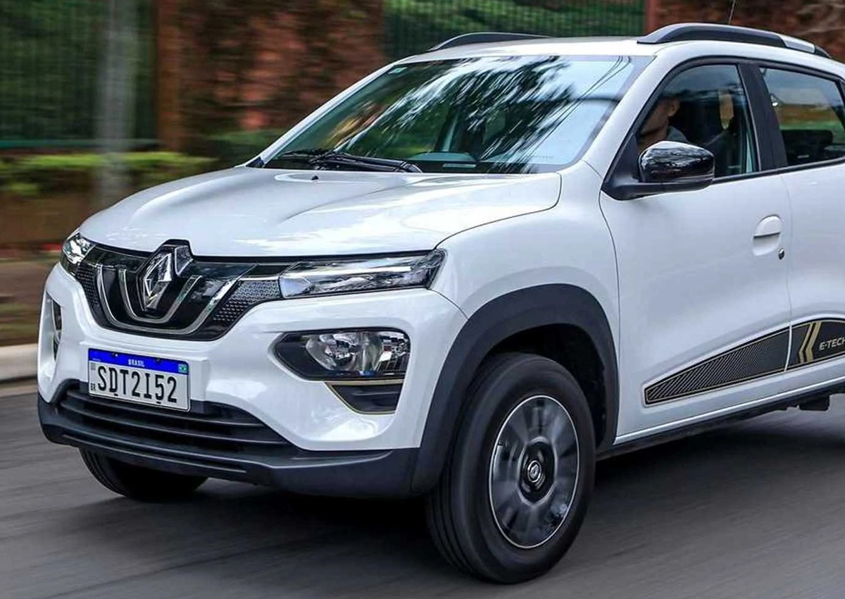 Kwid e-tech. Foto: Divulgação