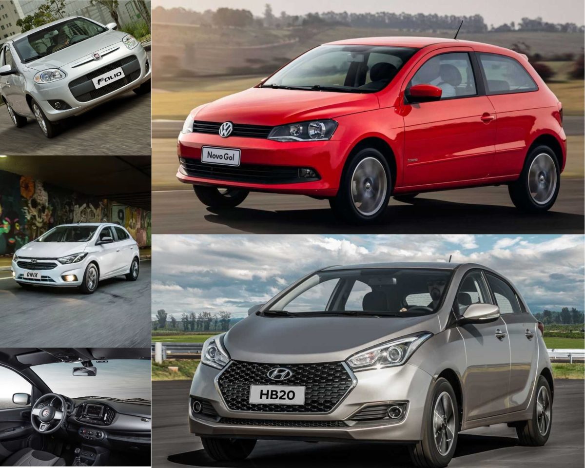 Top 10 dos carros usados mais vendidos mostra como os hatches ainda dominam o mercado