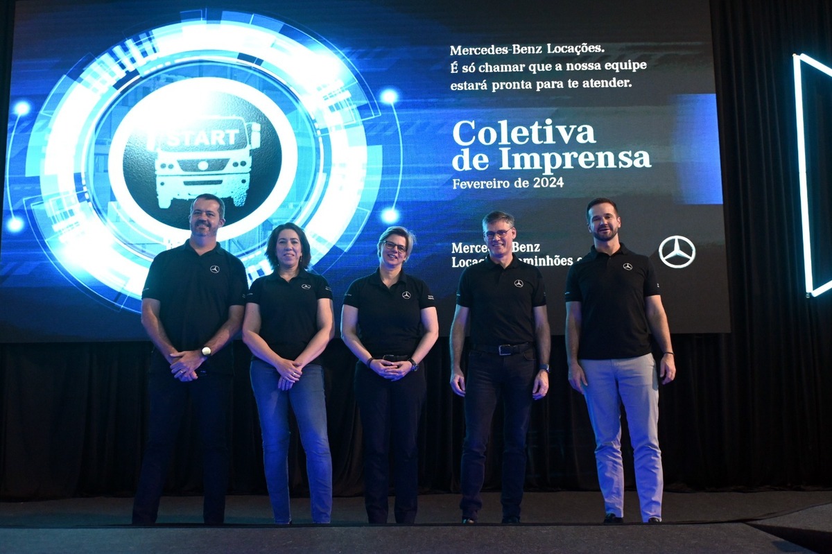 Evento de lançamento da Mercedes-Benz Locações