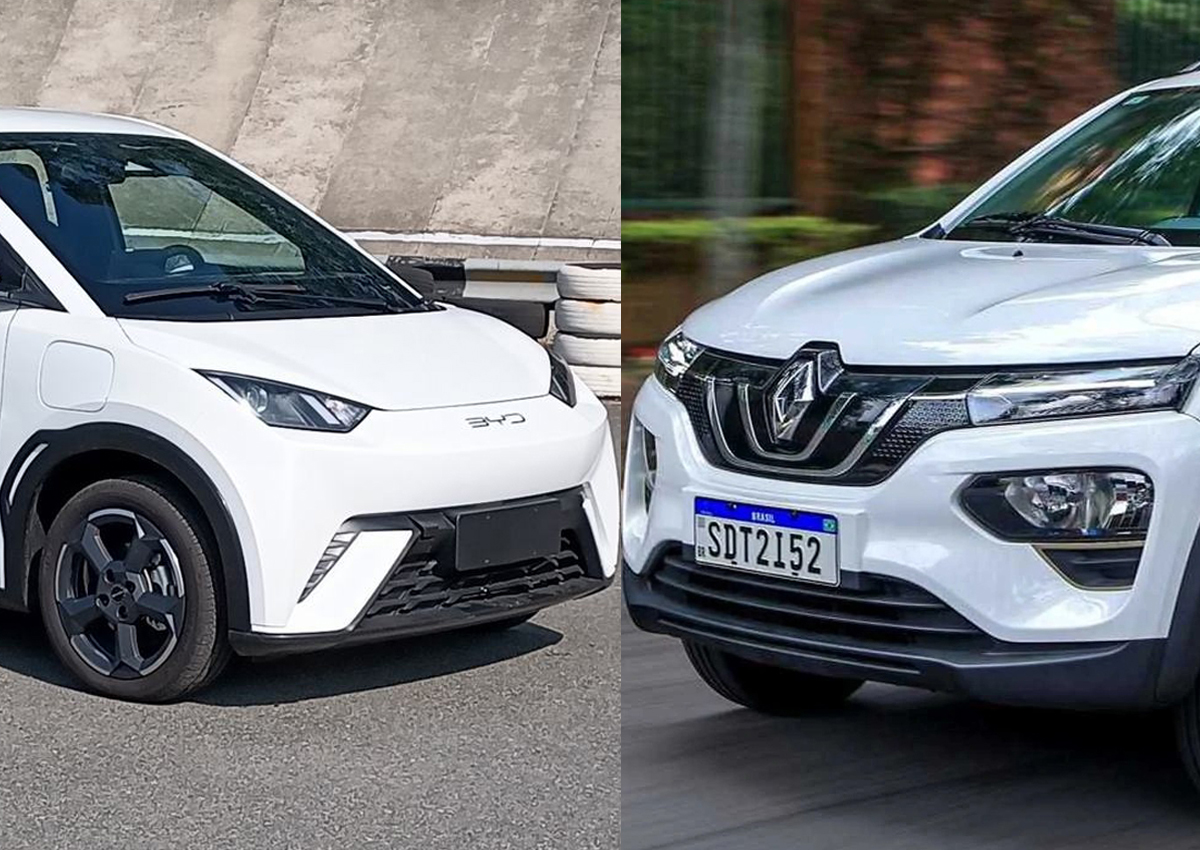 BYD Dolphin Mini vs. Renault Kwid E-Tech: qual comprar?