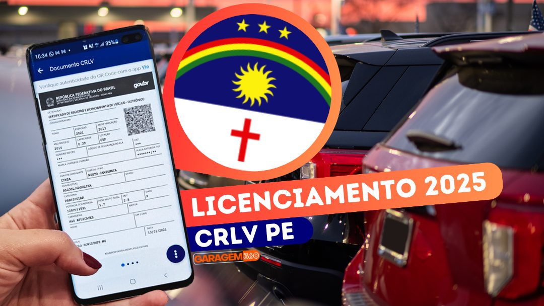 Licenciamento PE 2025: valor e calendário de pagamento