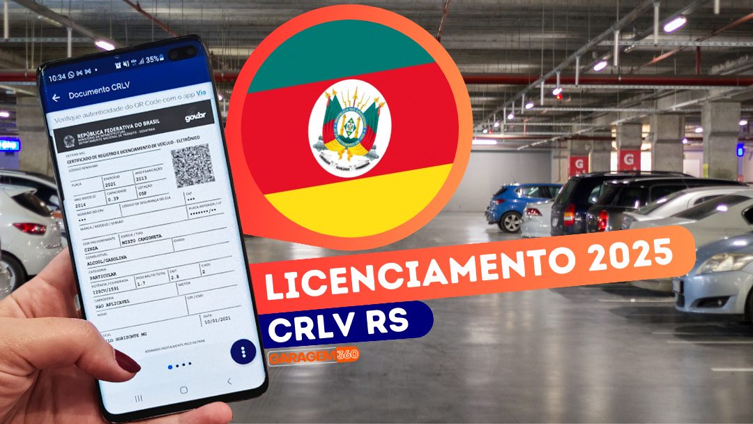 Licenciamento RS 2025: valor e calendário de pagamento