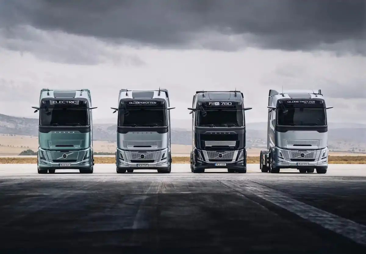 Novo caminhão da Volvo tem câmera no lugar de espelhos