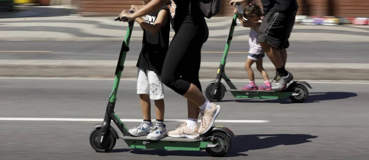 Transporte patinete elétrico