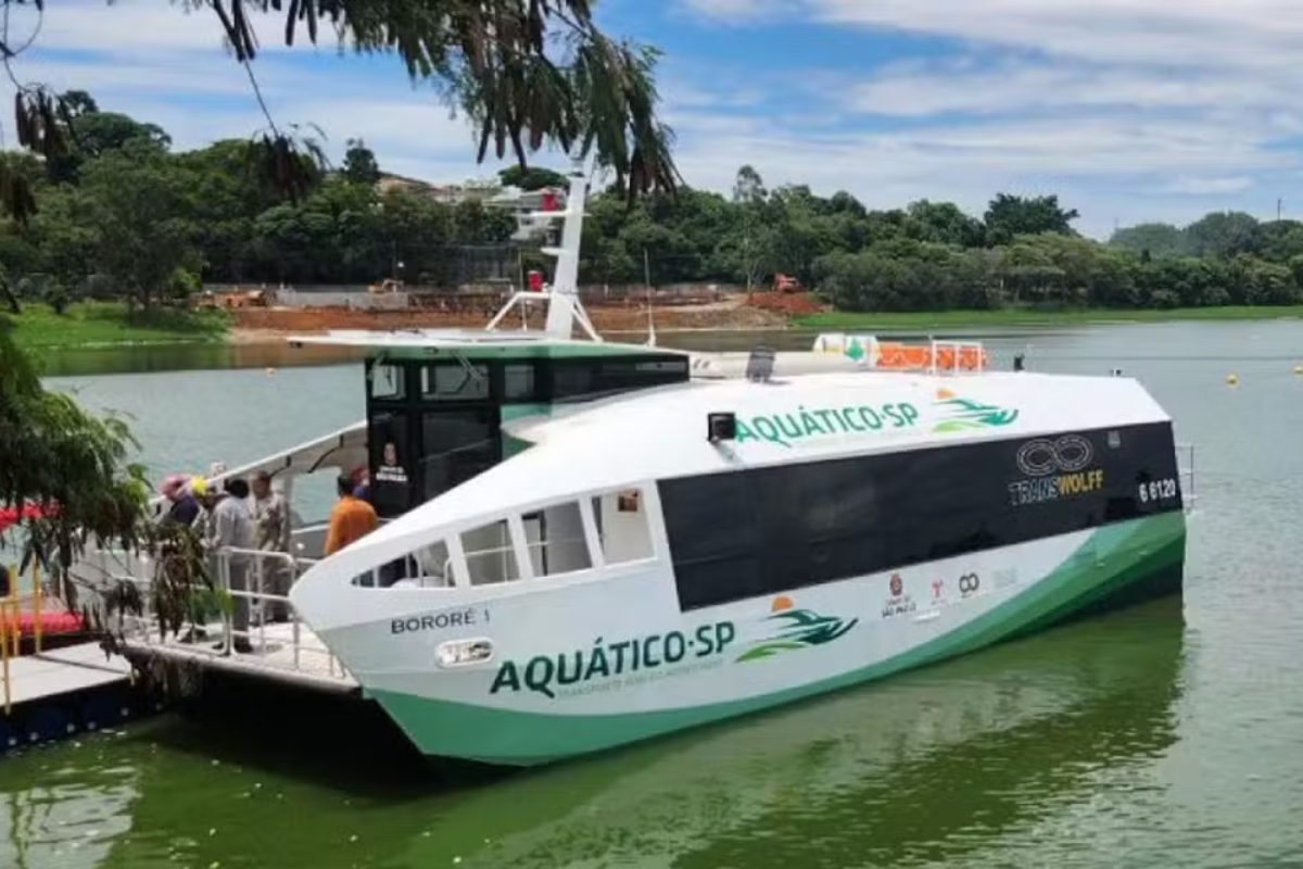 Ônibus hidroviário na represa Billings será inaugurado em São Paulo