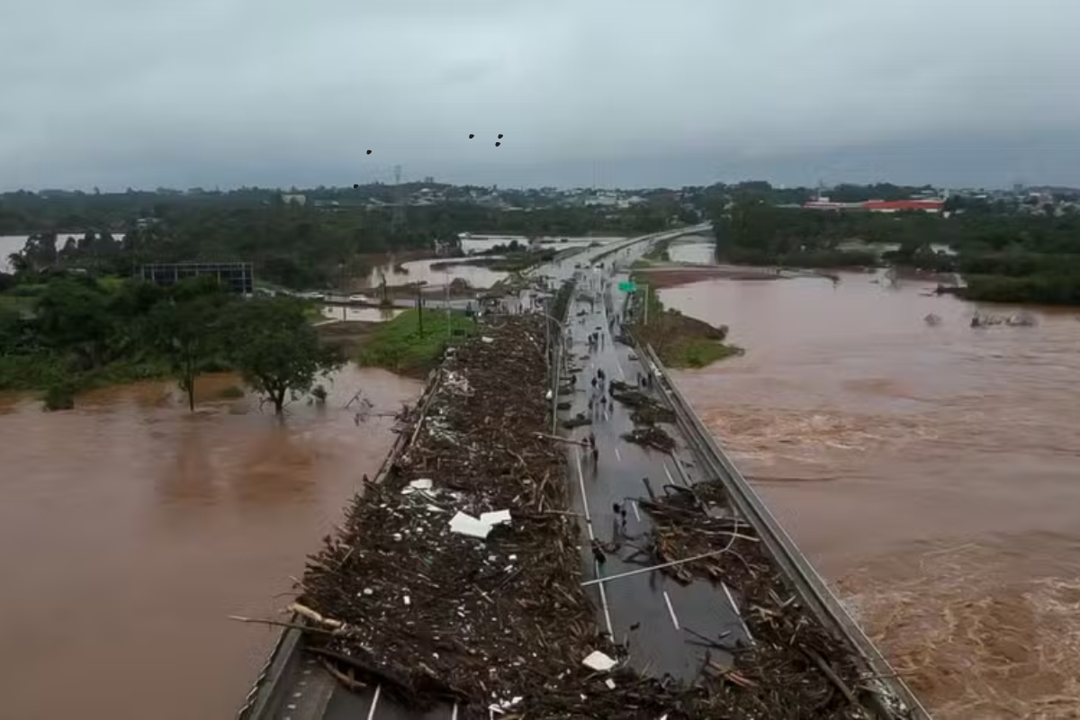 Foto: AFP / Defesa Civil de São Paulo