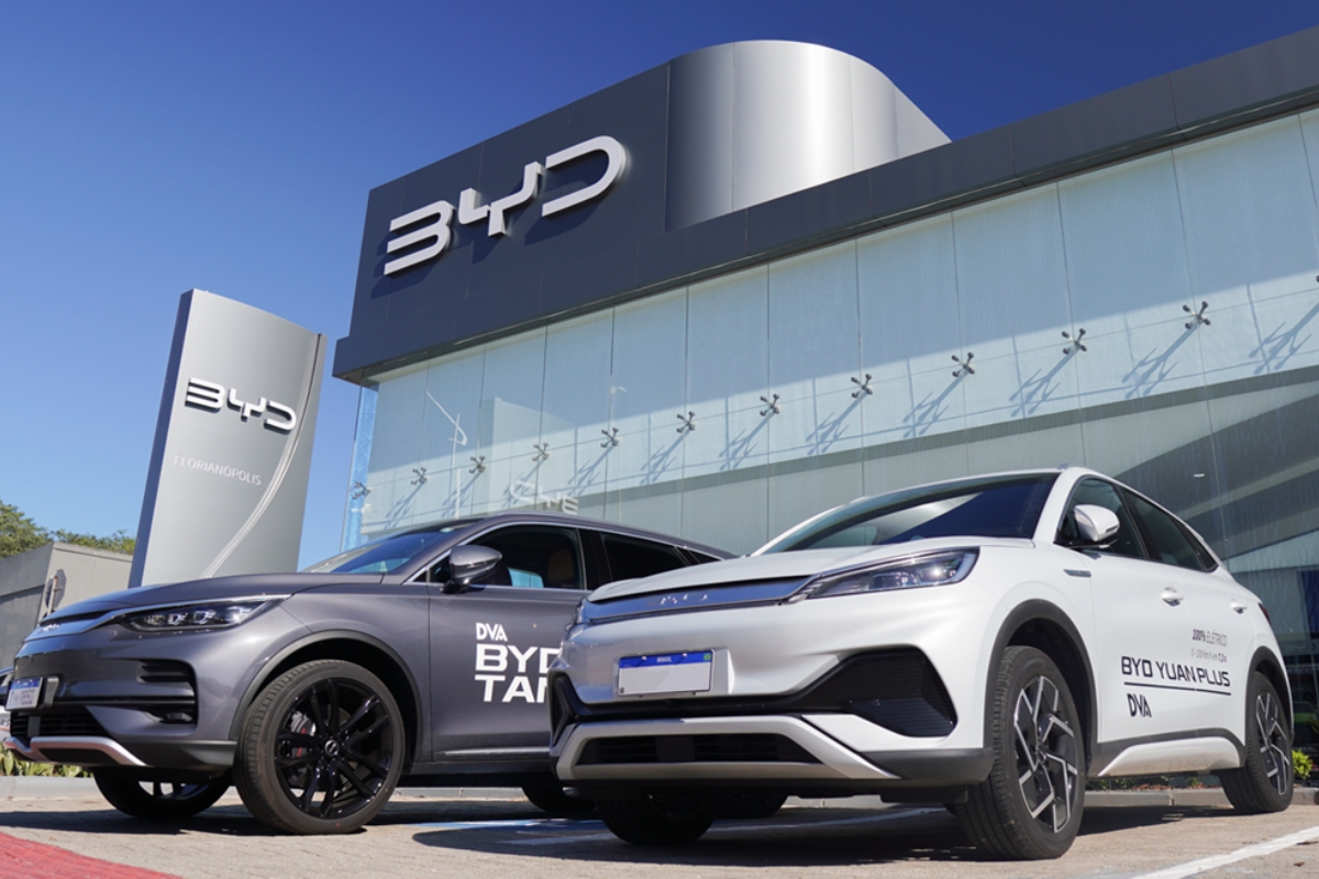 BYD não para: marca inaugura sua 100º concessionária no Brasil