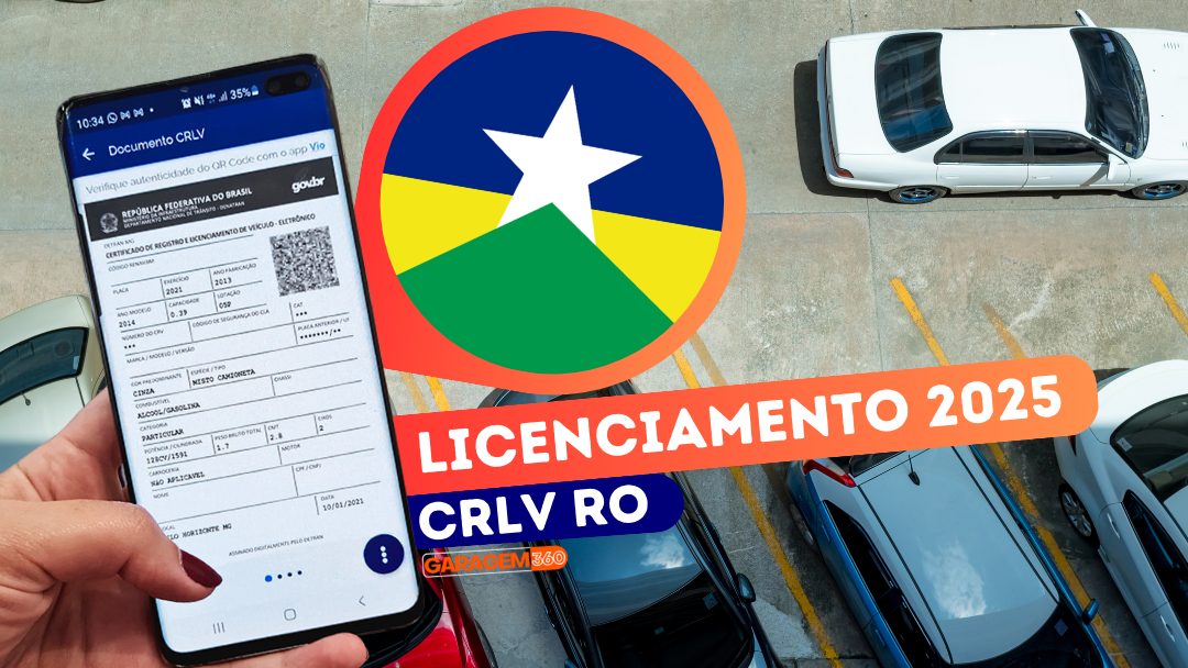 Licenciamento RO 2025: valor e calendário de pagamento