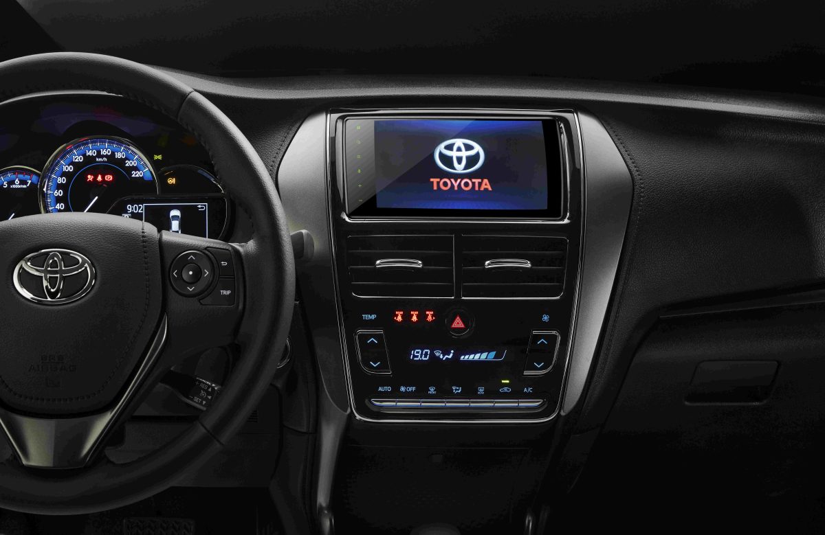 Toyota Yaris interior - Foto: Divulgação