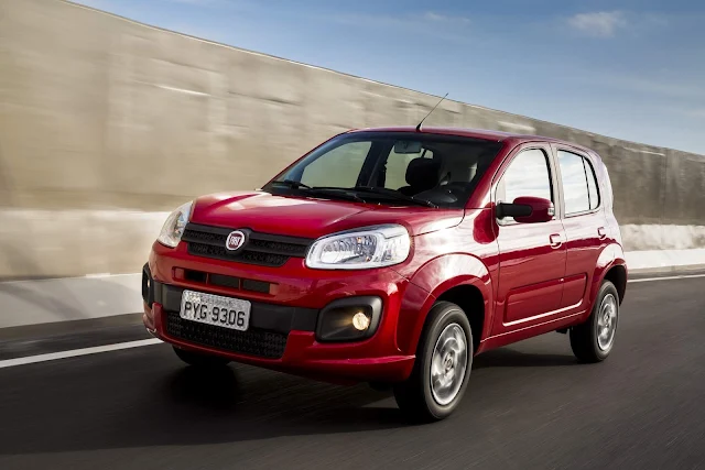 Ficha técnica do Fiat Uno 2018