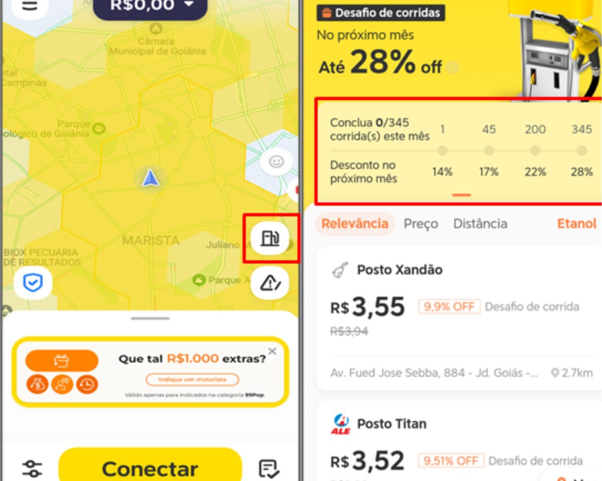 99Abastece promete mais ganhos e redução de custos operacionais para motoristas de app