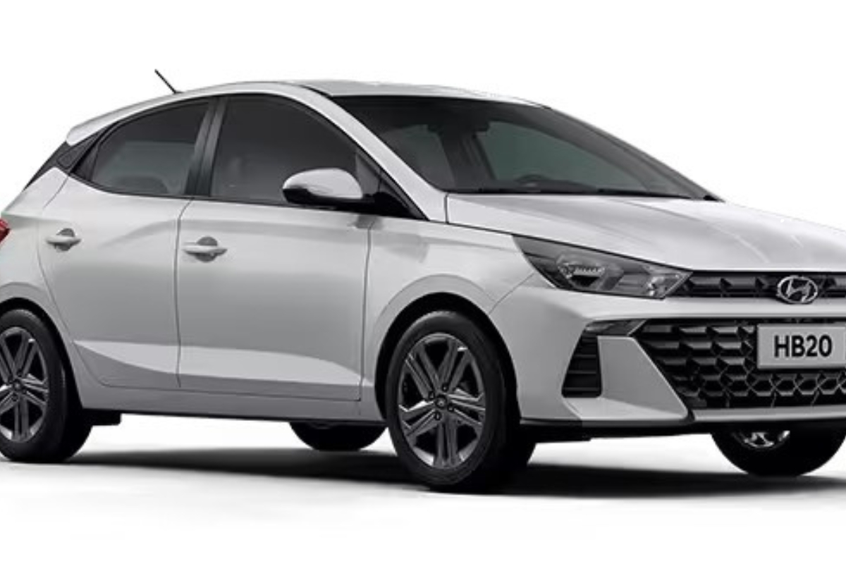 HB20 está na lista dos veículos mais vendidos do país -(Foto: Divulgação/Hyundai)