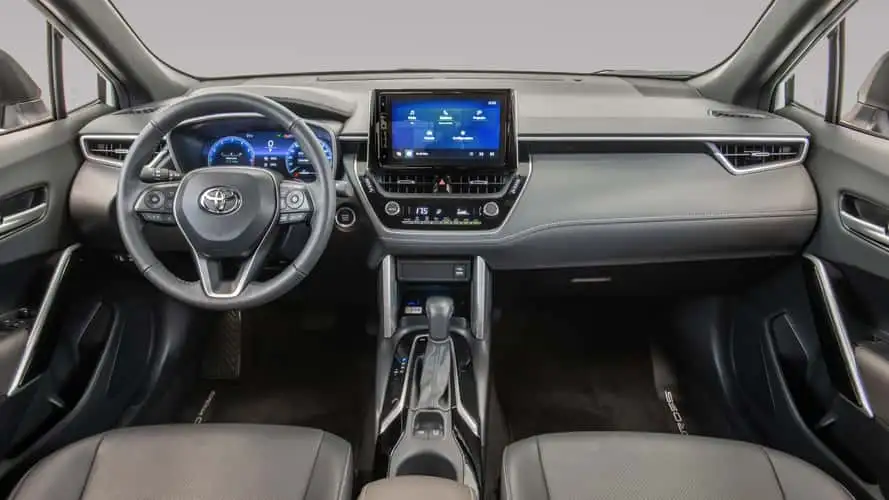 Corolla Cross Hybrid interior - Foto: Divulgação