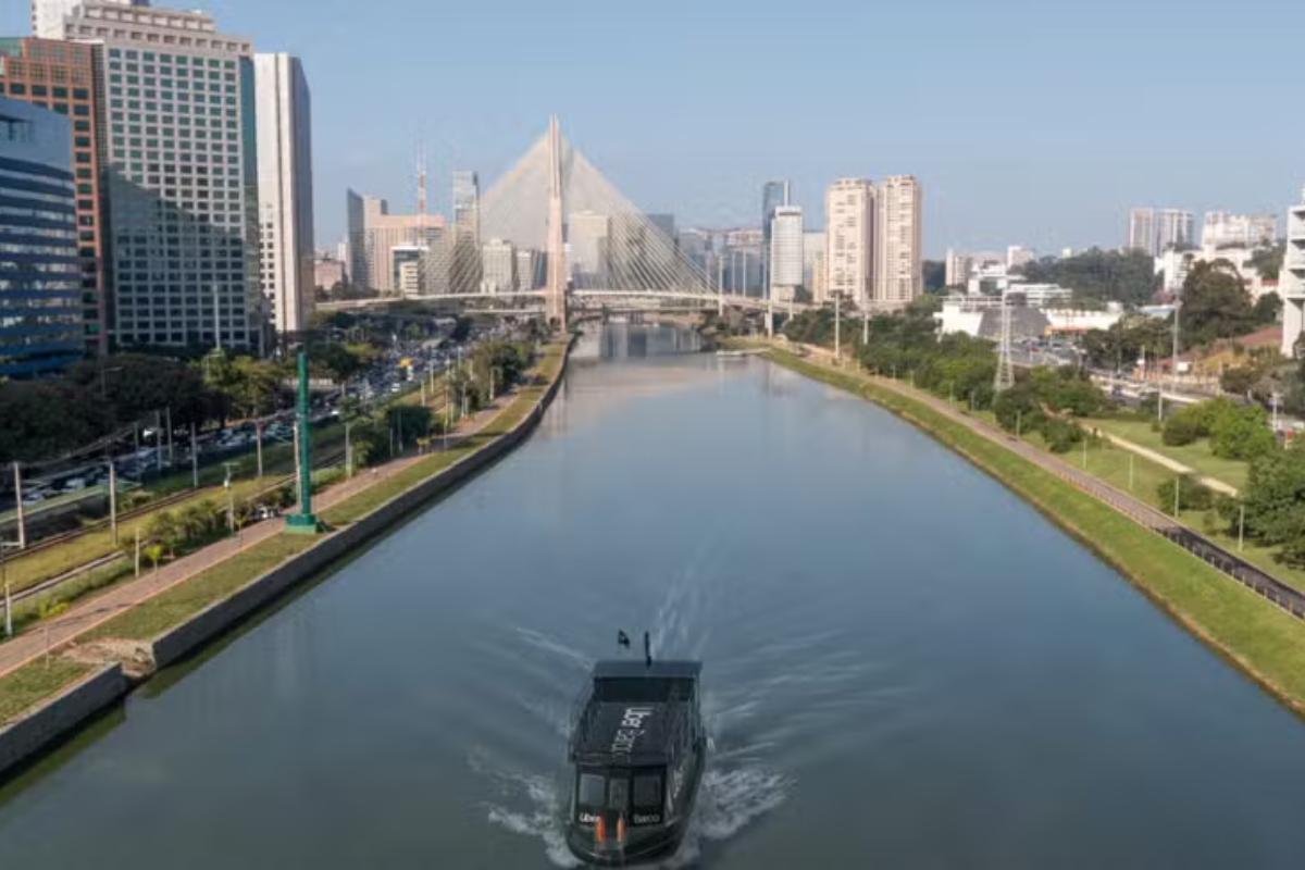 Barco da Uber é uma das atrações em São Paulo - Foto: divulgação