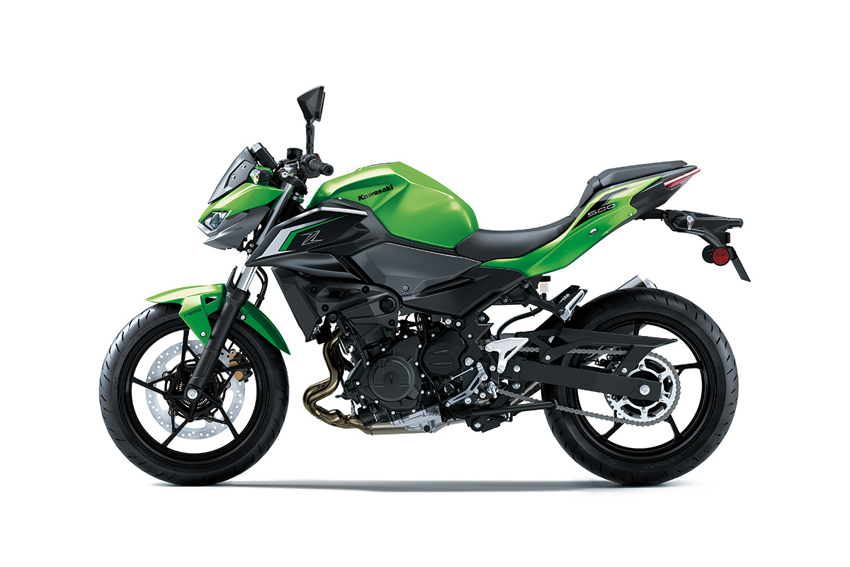 Ficha técnica da Kawasaki Z500 2025