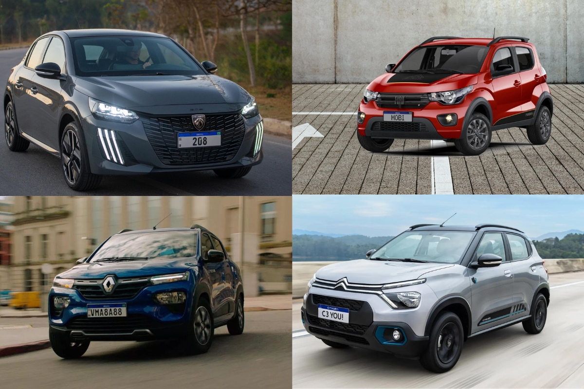 Lista ATUALIZADA dos carros mais baratos do Brasil em 2024